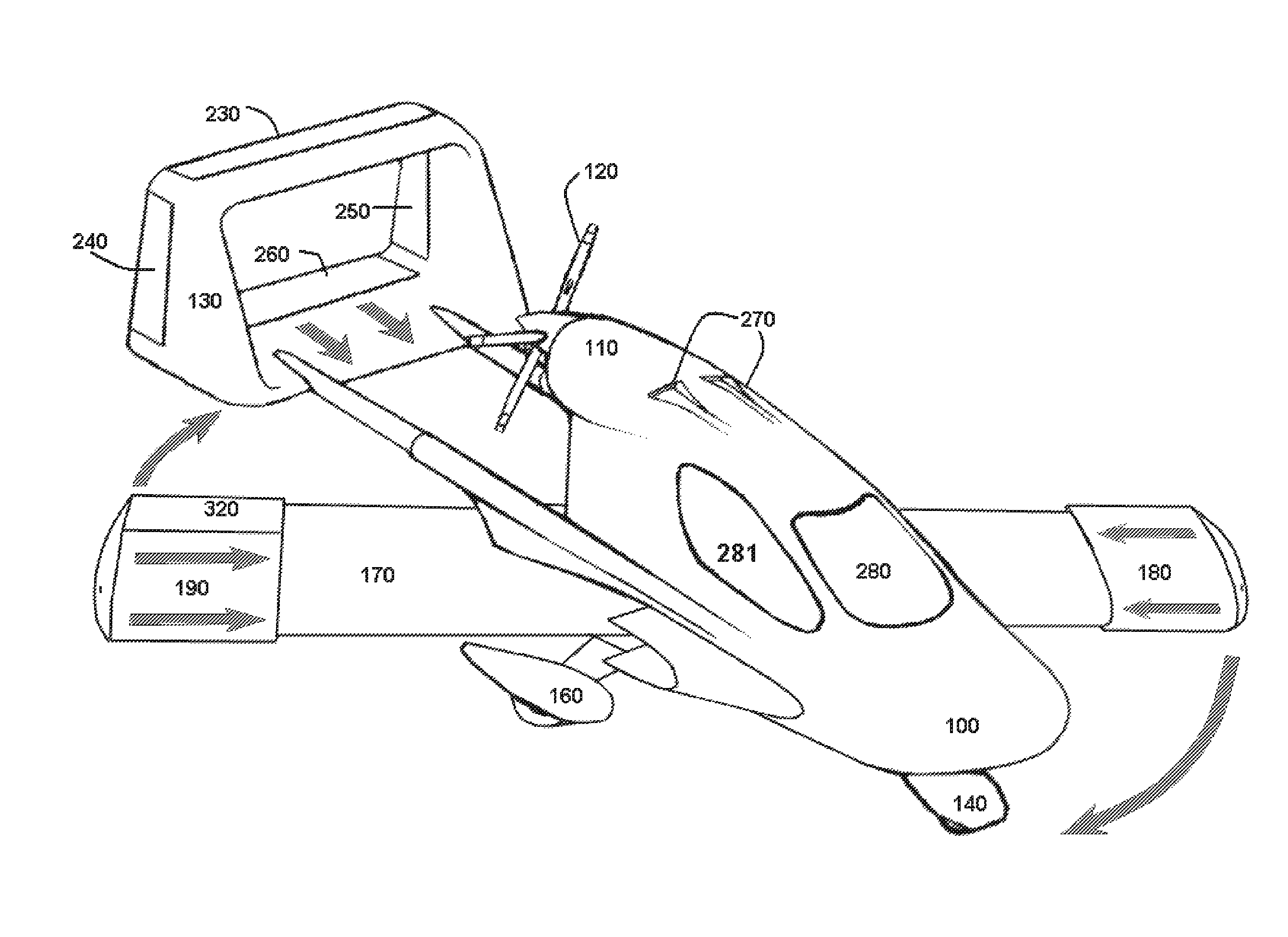 Rapidly convertible hybrid aircraft and manufacturing method
