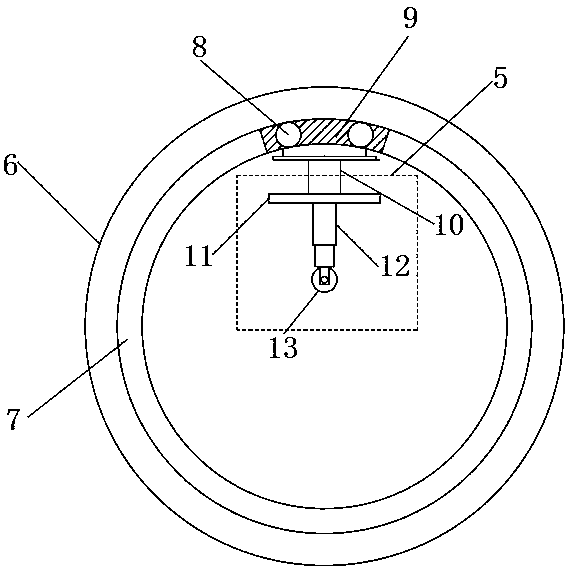 Shaft outer ring polishing device