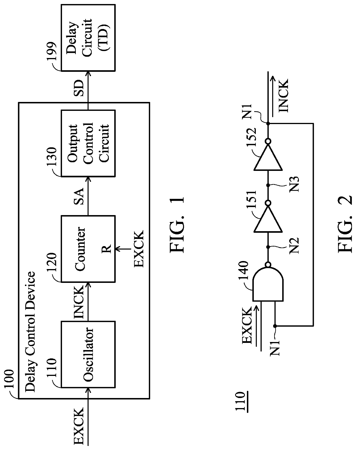 Delay control device and tunable delay device