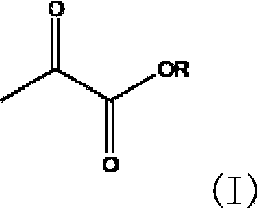 Method for preparing pyruvate ester