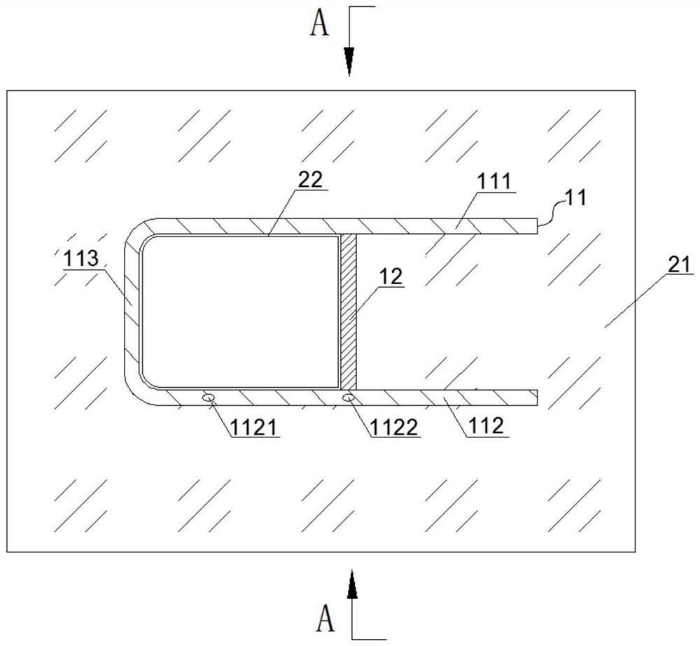 A window device and military helicopter containing it