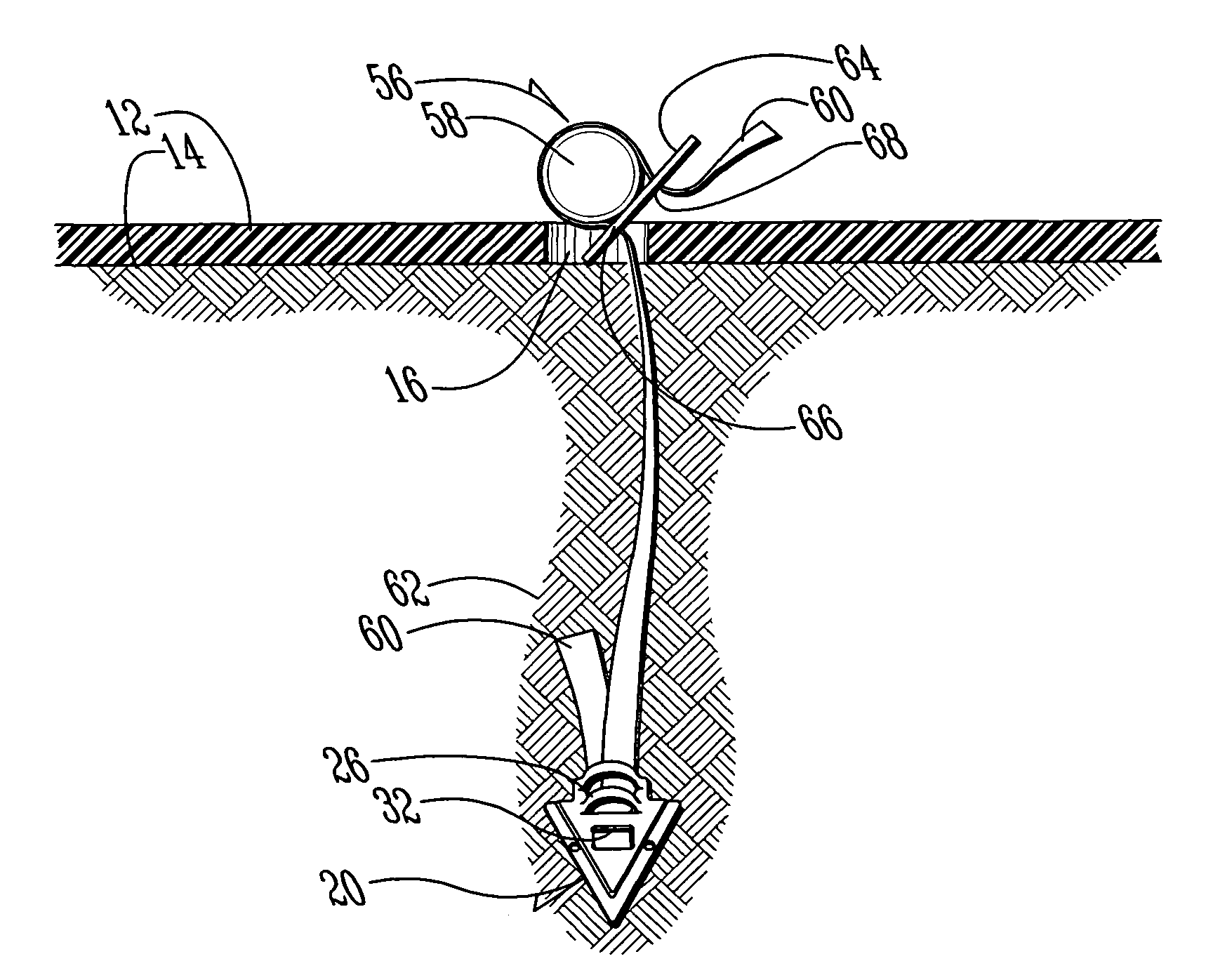 Erosion control mat anchor system