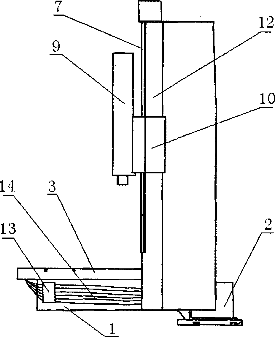 Double column vertical lathe