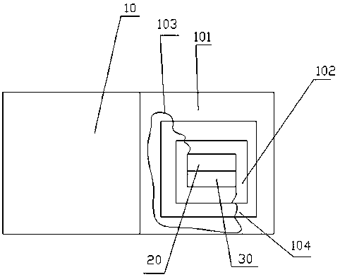 Sensor pipeline automatic compression molding device