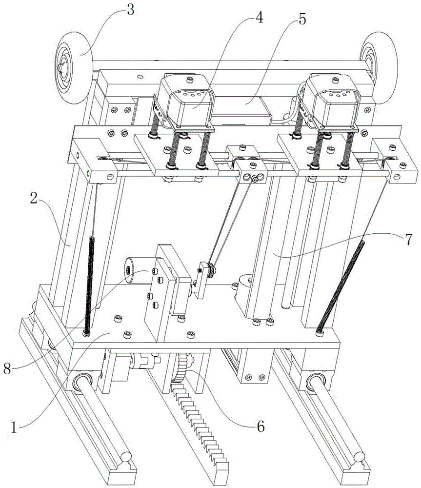 A bed massage device