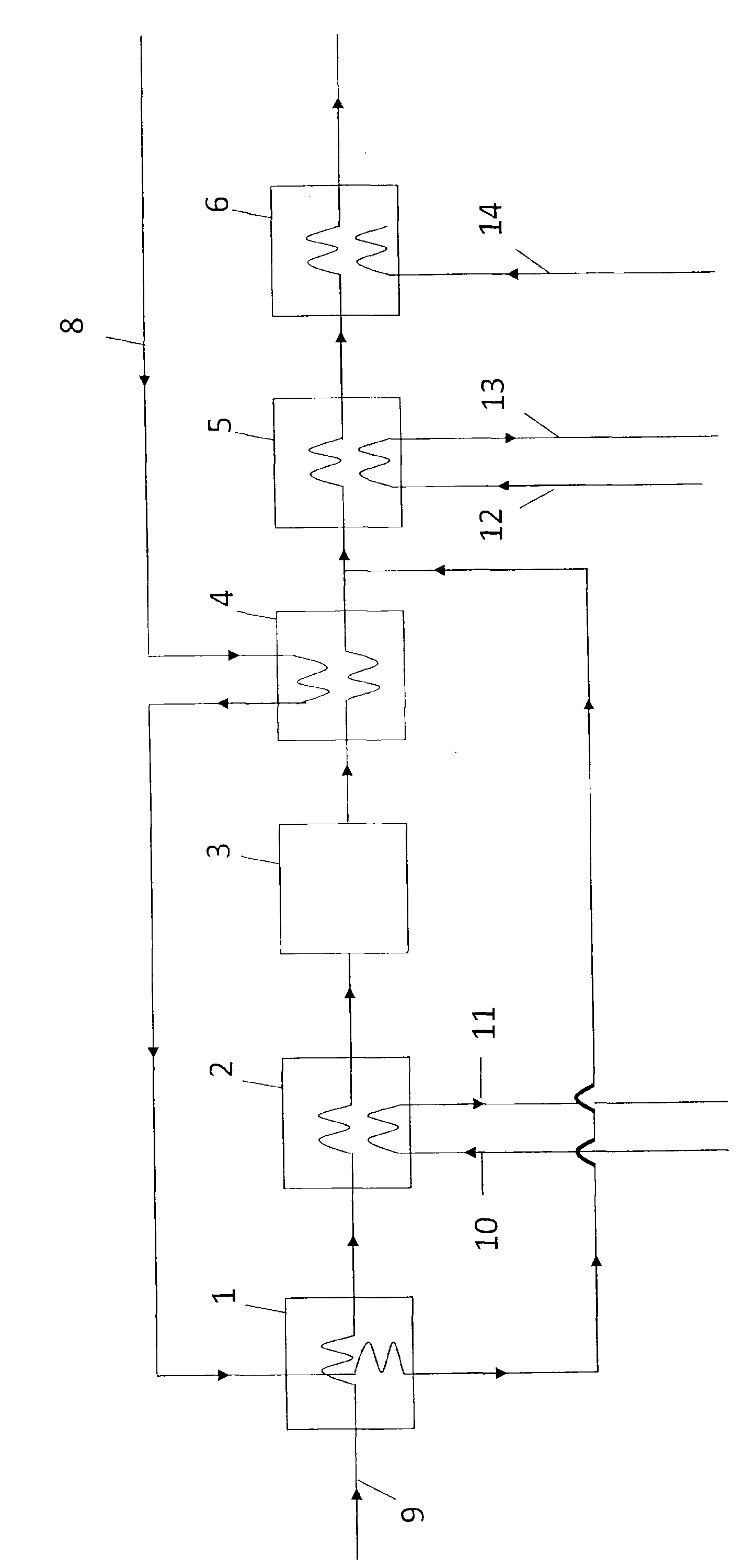 Novel power-plant raw water and boiler raw water heating system and method