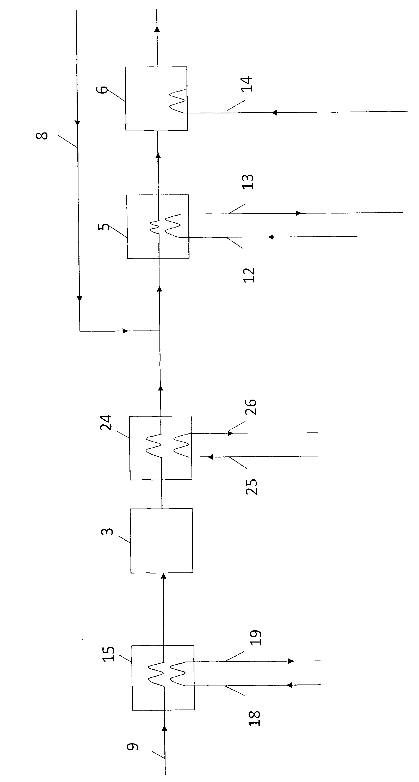 Novel power-plant raw water and boiler raw water heating system and method