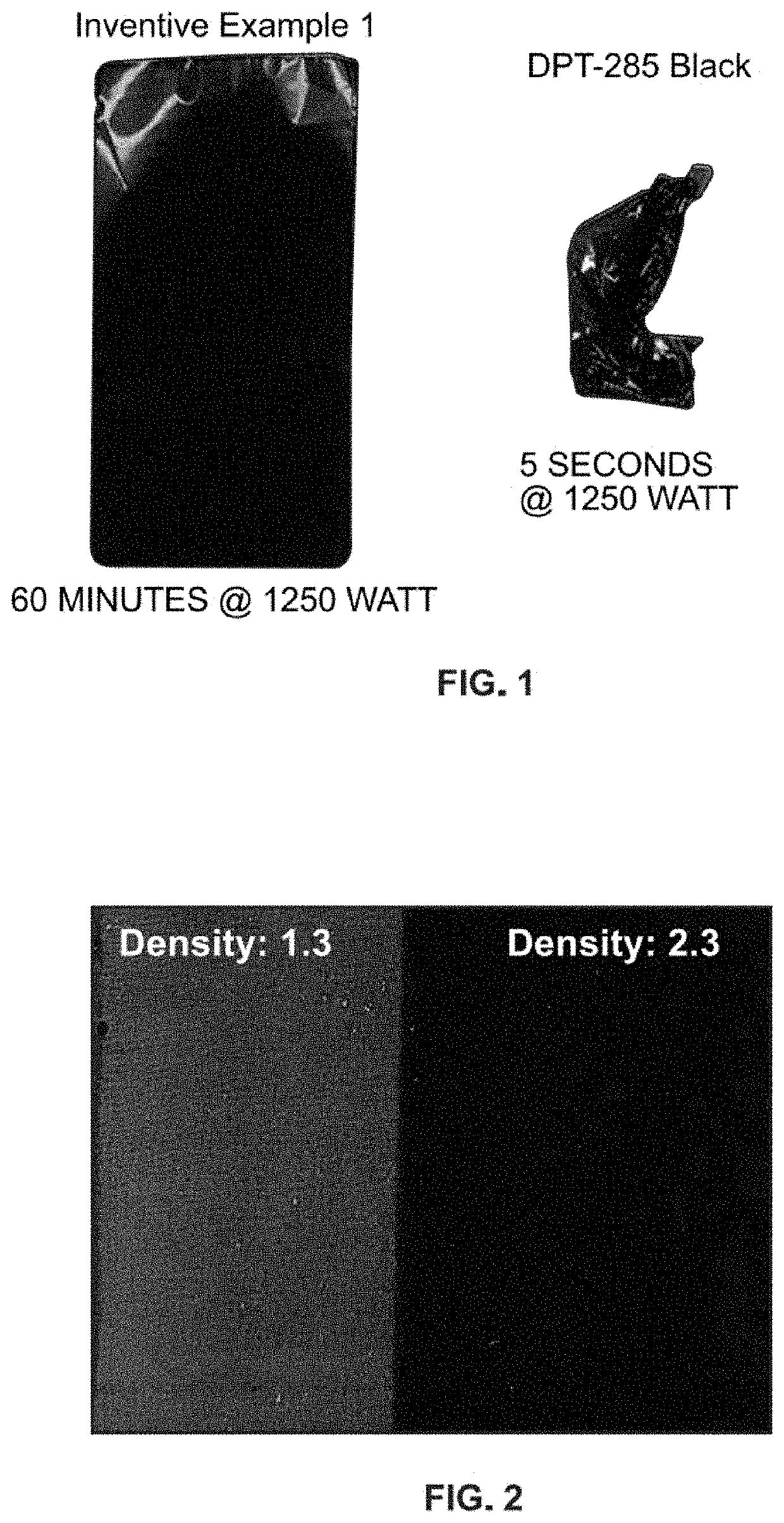 Microwavable solvent-based packaging ink composition