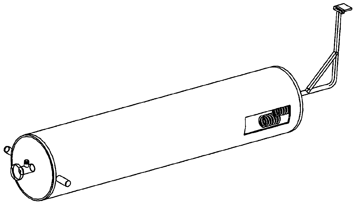 Knocking combustion ejection fixed wing unmanned aerial vehicle taking-off system