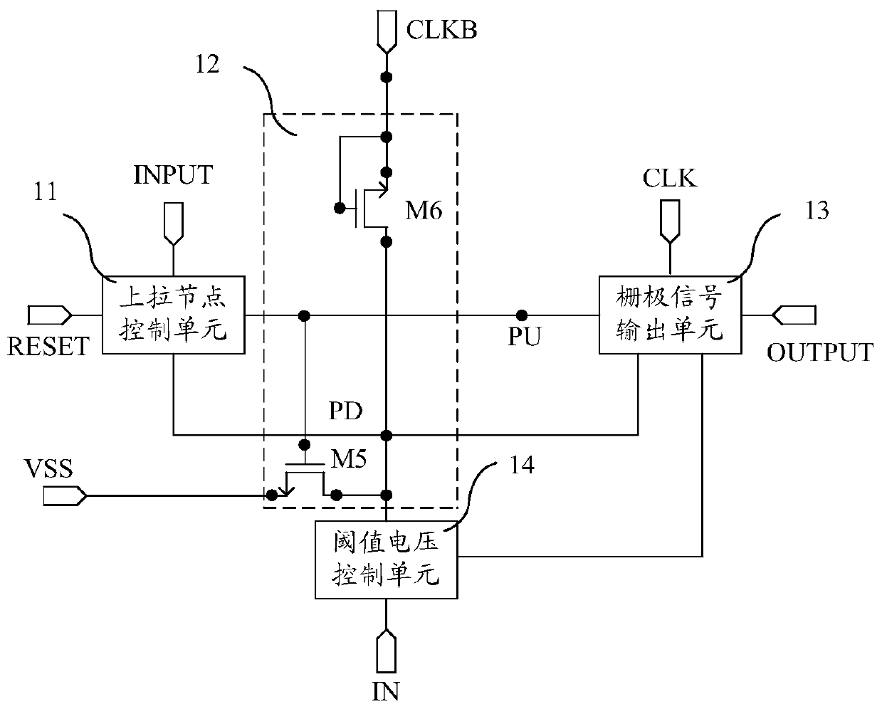 Shift register, its driving method and gate driving circuit