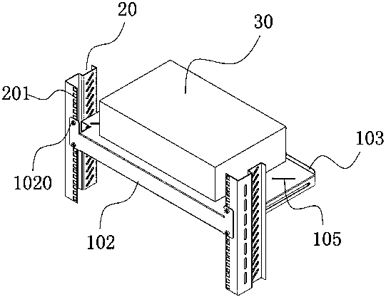 Equipment support plate and installation method thereof