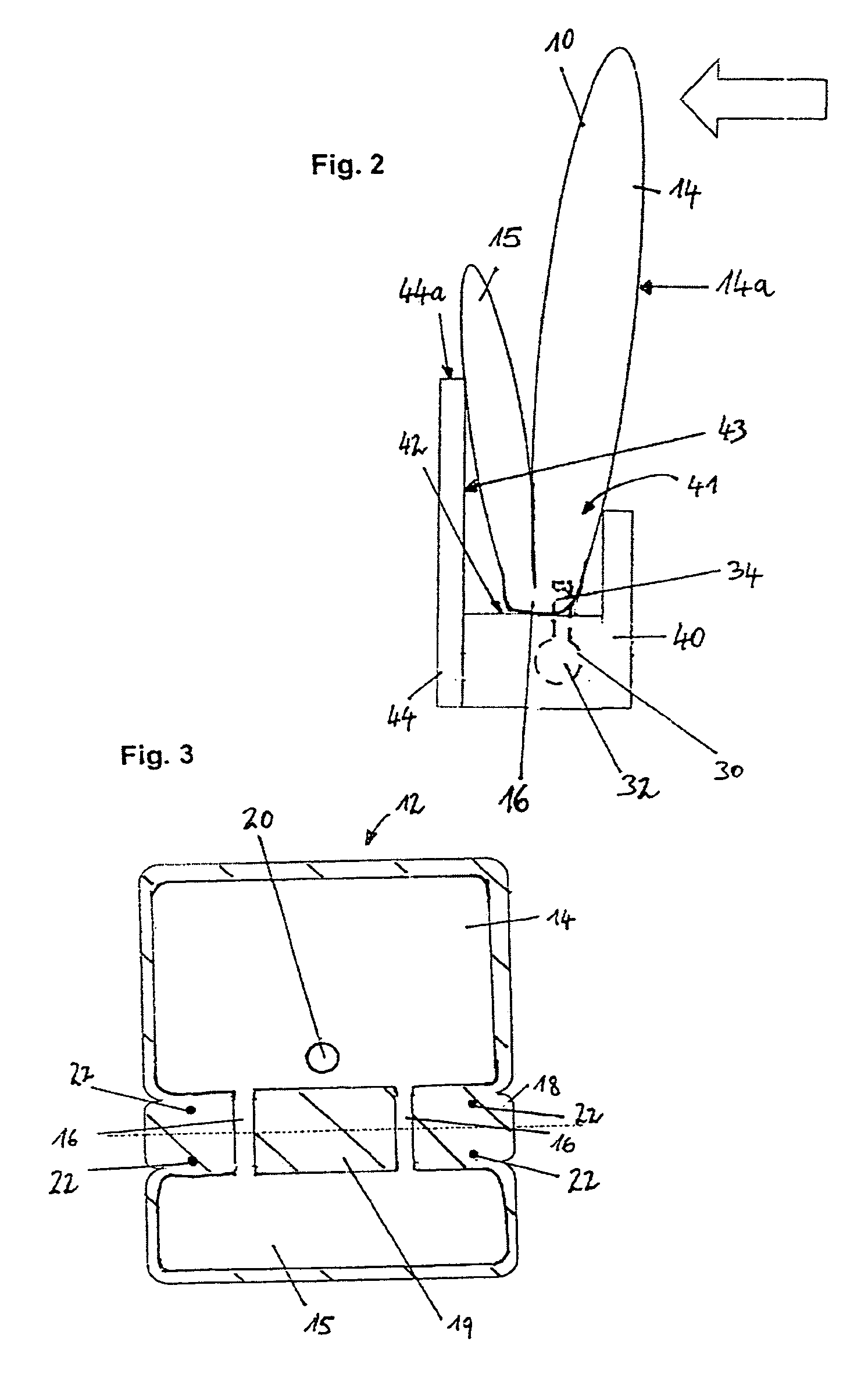 Air bag system for motor vehicles