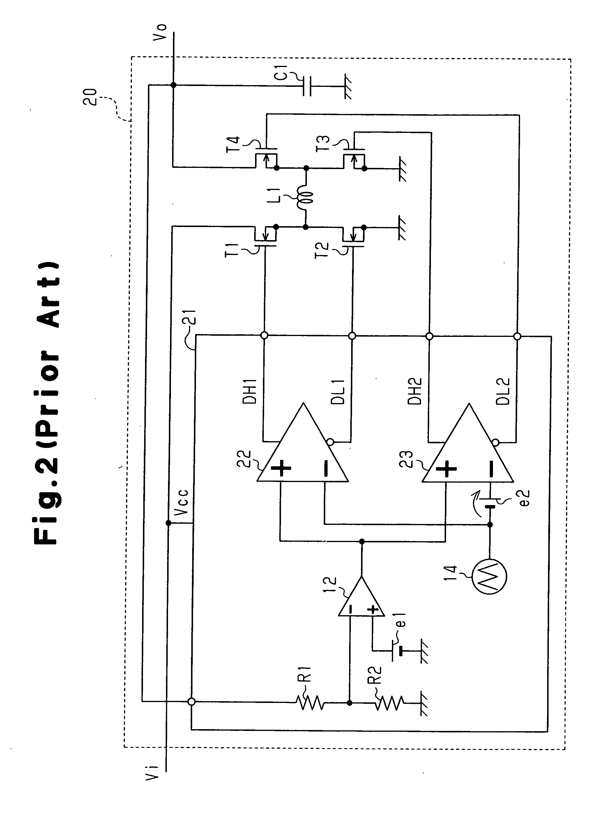 Circuit and method for controlling step-up/step-down DC-DC converter