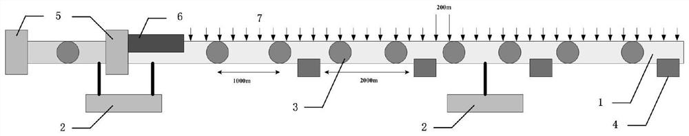 Vacuum pipeline control system of maglev train