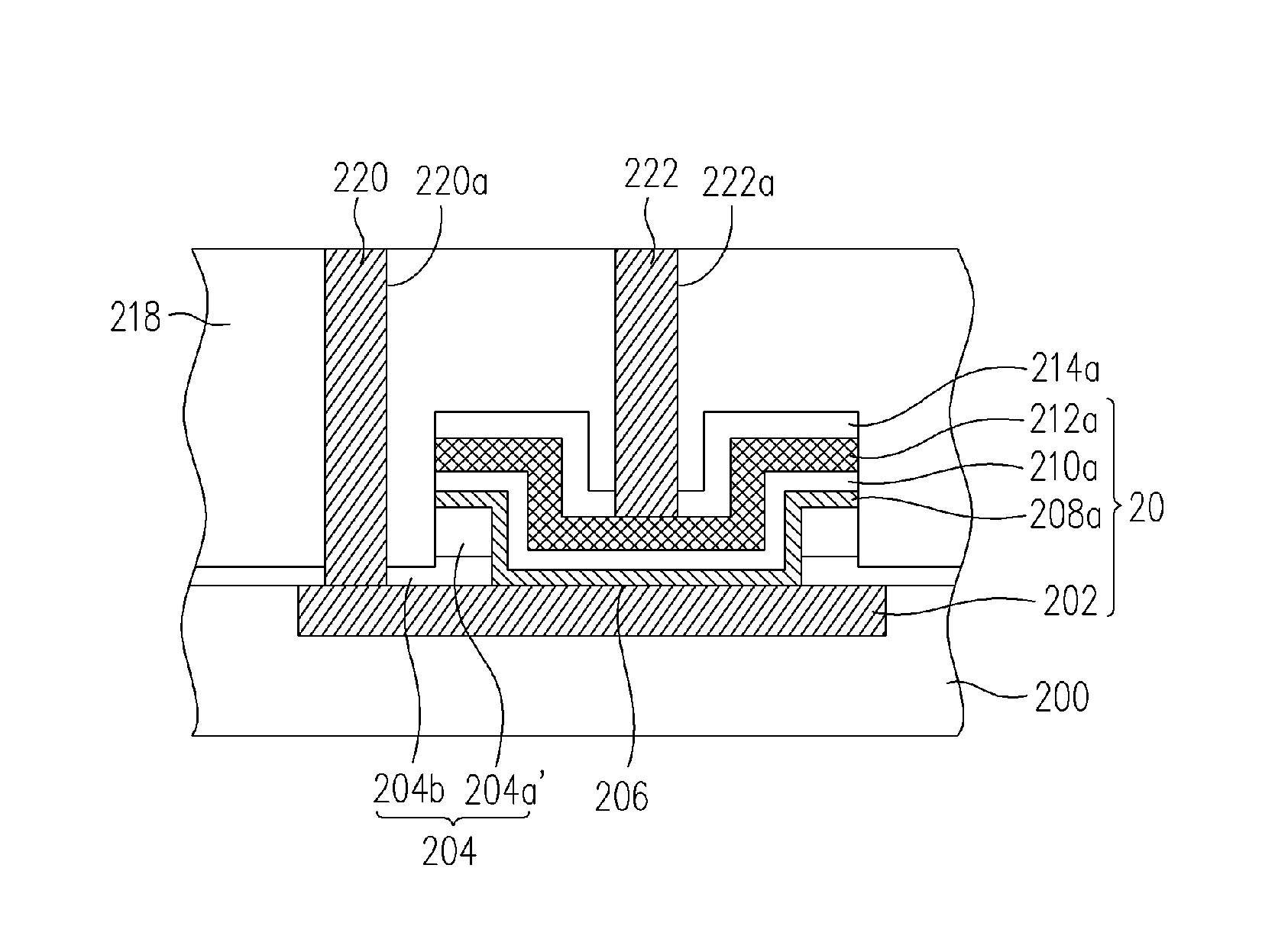 A method for fabricating a capacitor structure