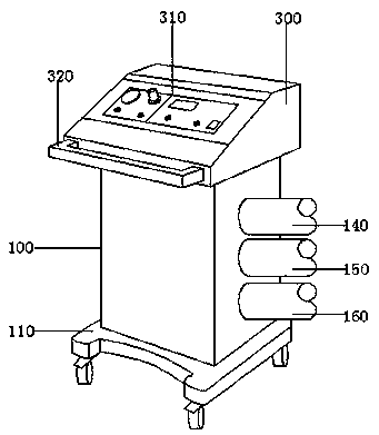 Adjusting device of ozone generator