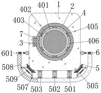 A concealed inverted tube sound bar structure