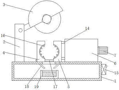 Cutting machine for machining corrugated pipes