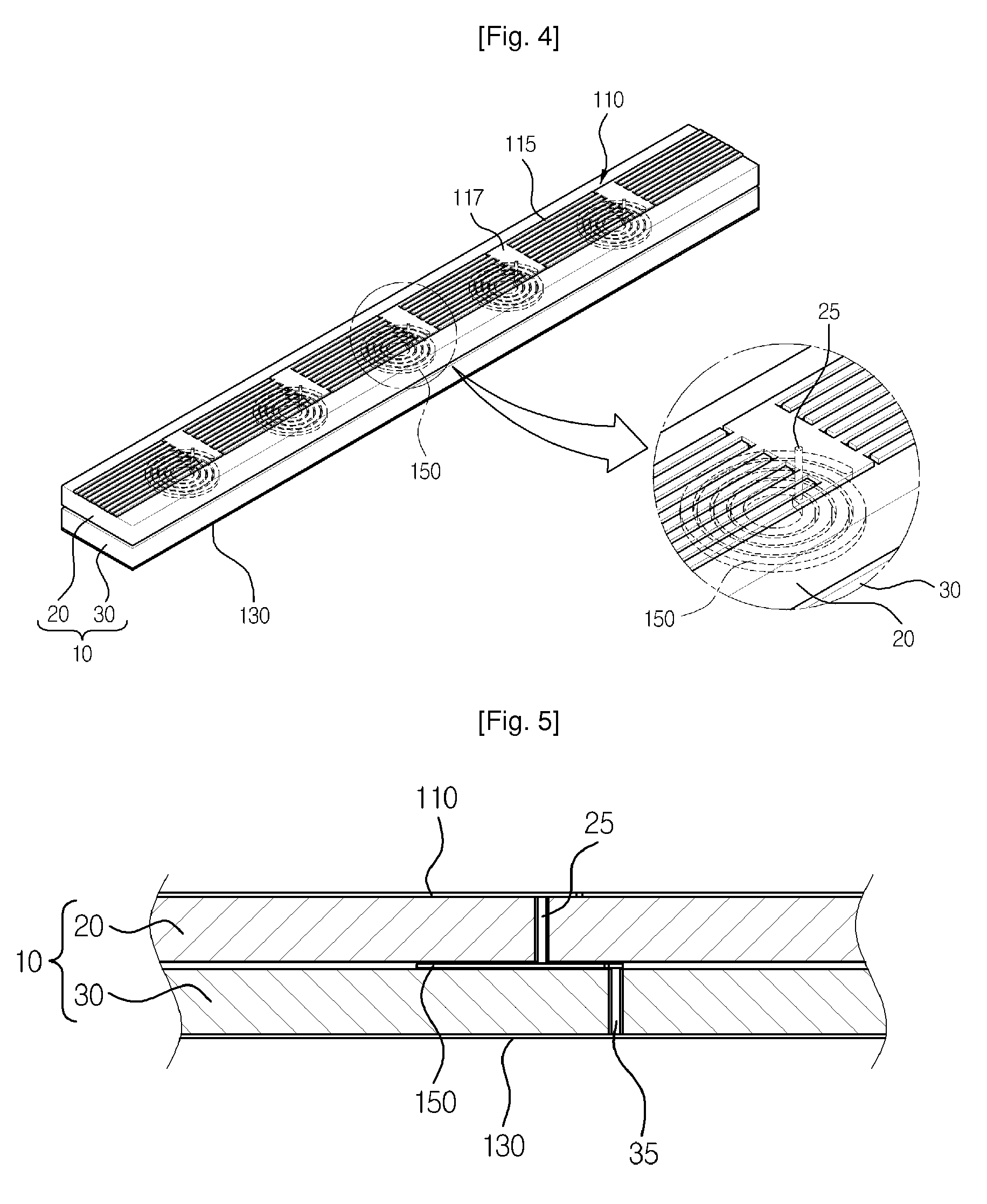 Transmission line with left-hand characteristics including a spiral inductive element