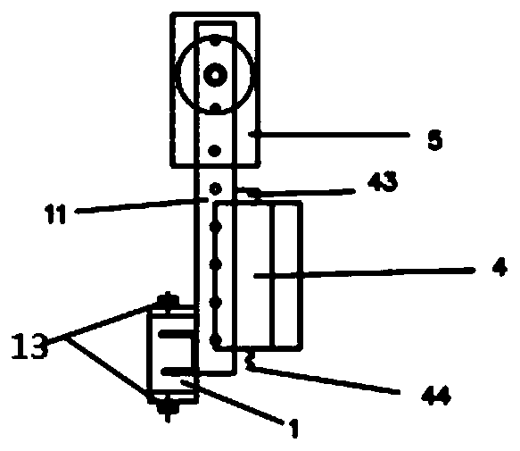 Remote diagnosis and remote control marking device and circuit for trolley slide wire of self-propelled trolley