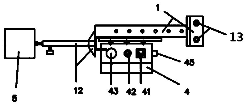 Remote diagnosis and remote control marking device and circuit for trolley slide wire of self-propelled trolley