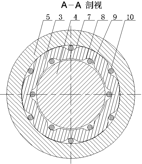 Roller bit of rolling and sliding floating sleeve bearing