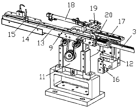 Automatic terminal sheet inserting machine facilitating interface feeding