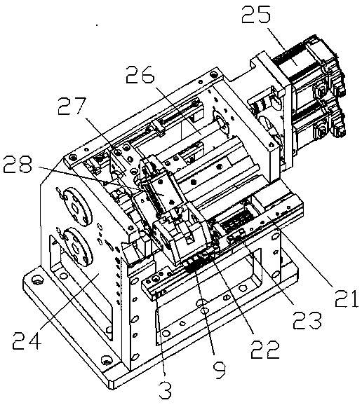 Automatic terminal sheet inserting machine facilitating interface feeding