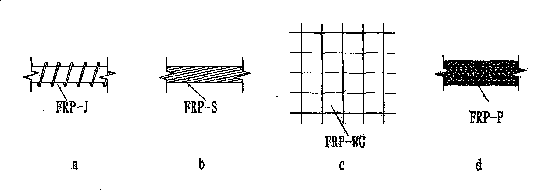 Fiber-reinforced composite material rib concrete pile and its production and construction method