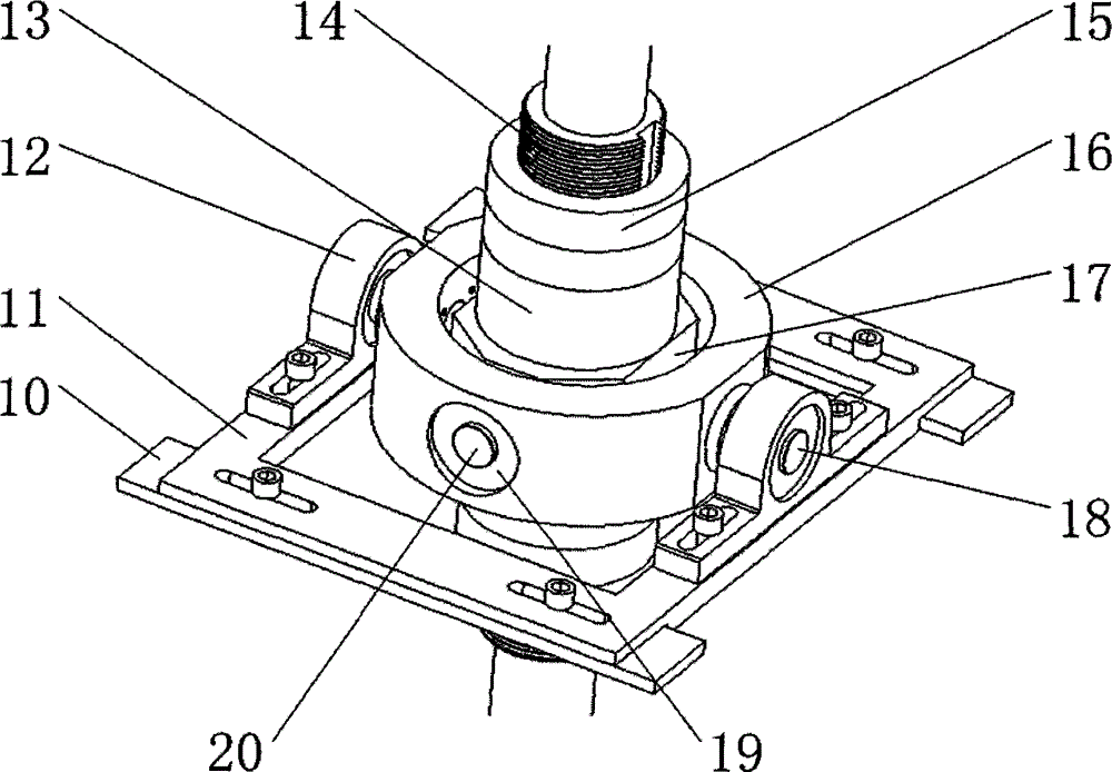 Series hydraulic cylinder with long stroke movement and short stroke high-frequency vibration