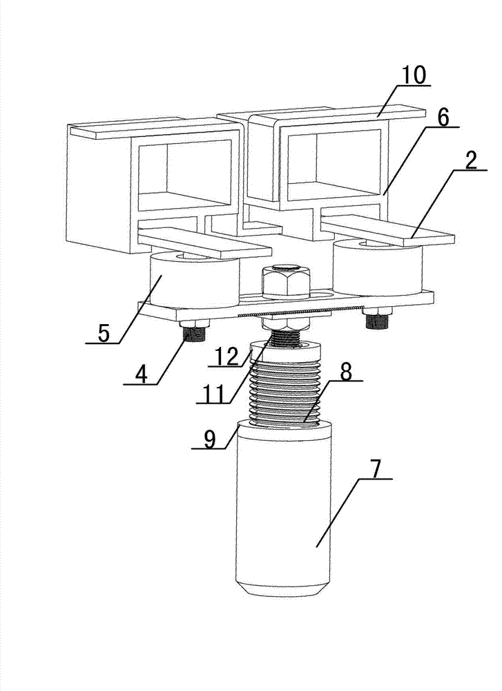 Three-dimensional adjustable metal curtain wall connecting system and constructing method thereof
