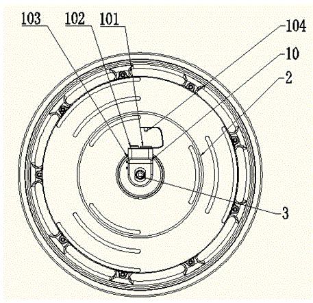 Integrated wheel and electric vehicle with integrated wheel