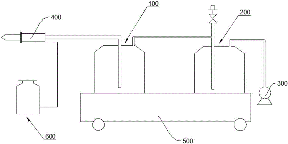 Vacuum blood drawing device