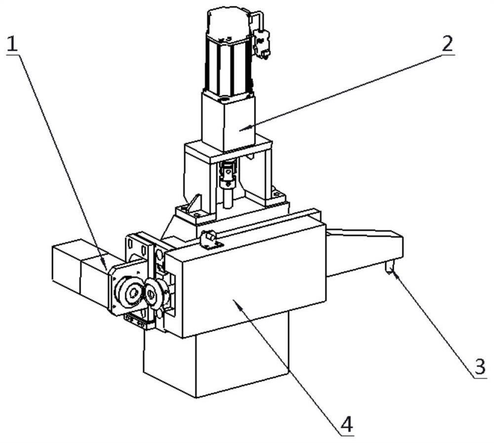 Automatic grinding device for cutter edging grinding wheel