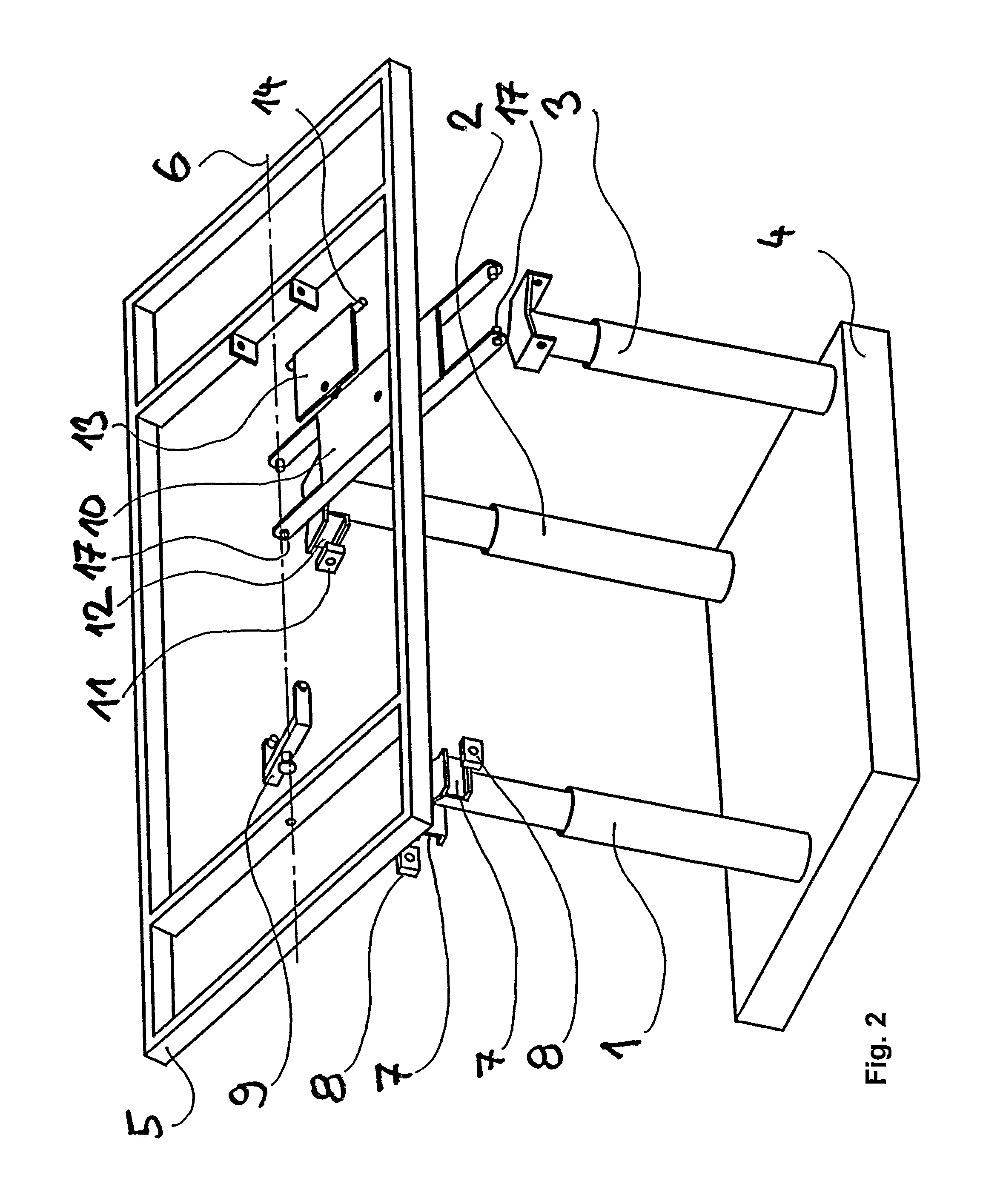Positioning mechanism of a bed