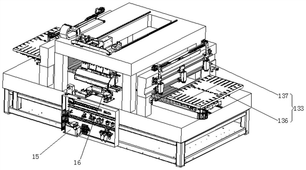 Circuit board double-sided inkjet printing all-in-one machine and method