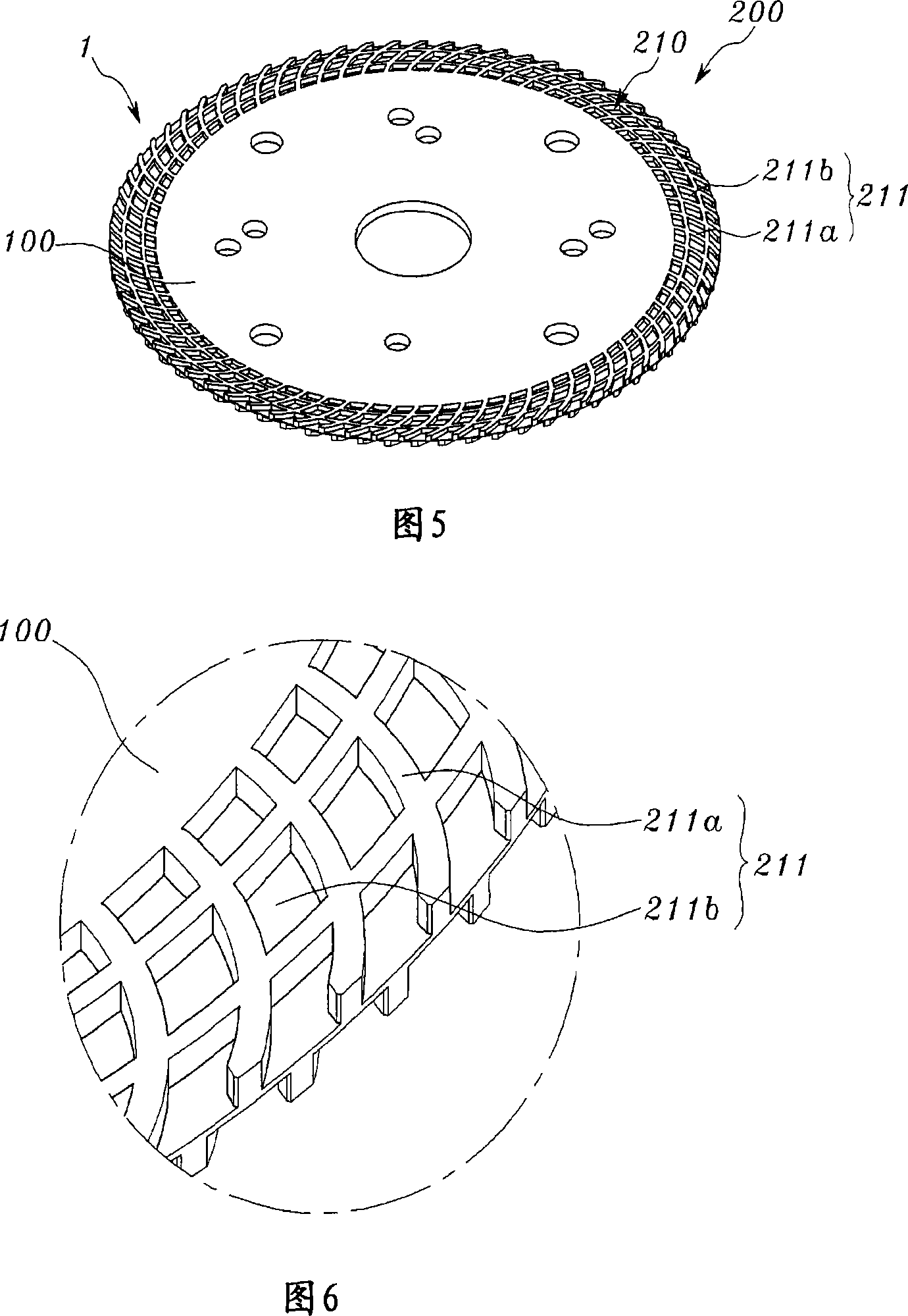 Structure of cutting tip and saw blade including the structure