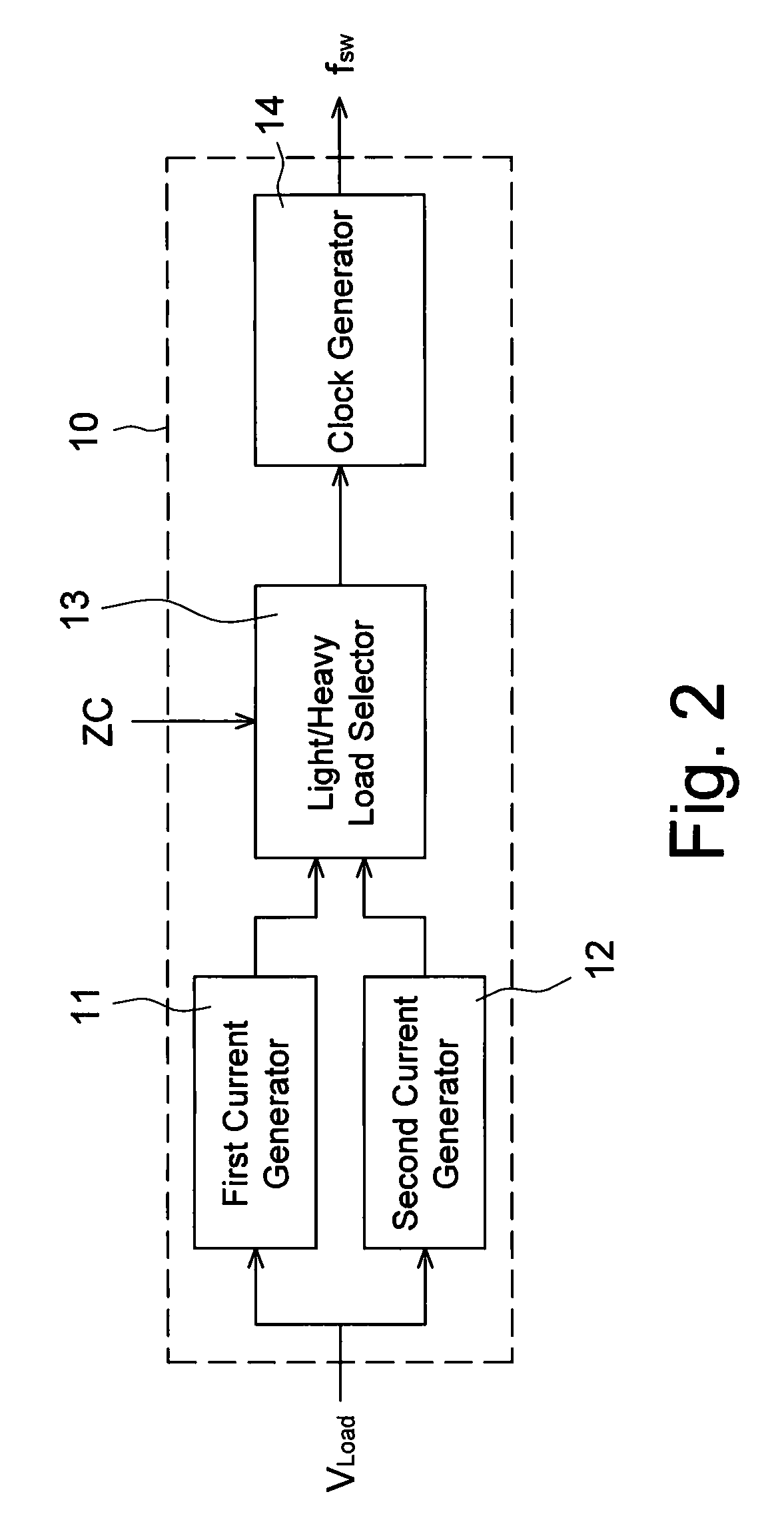 Analog variable-frequency controller and switching converter therewith