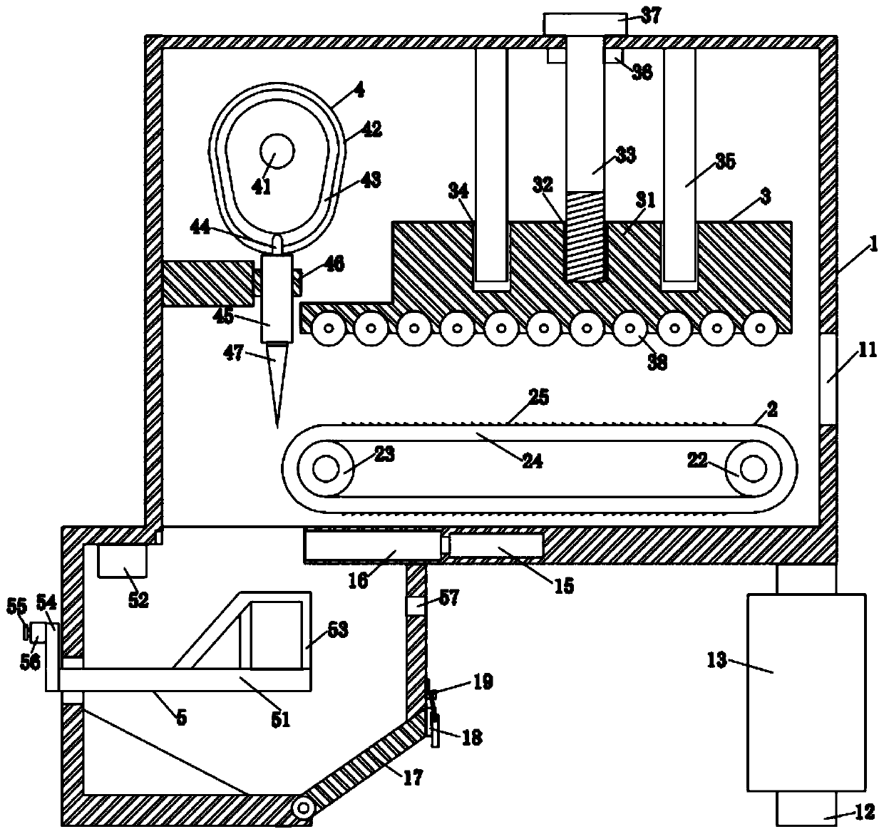 Slicing device for preparation of traditional Chinese medicine decoction pieces