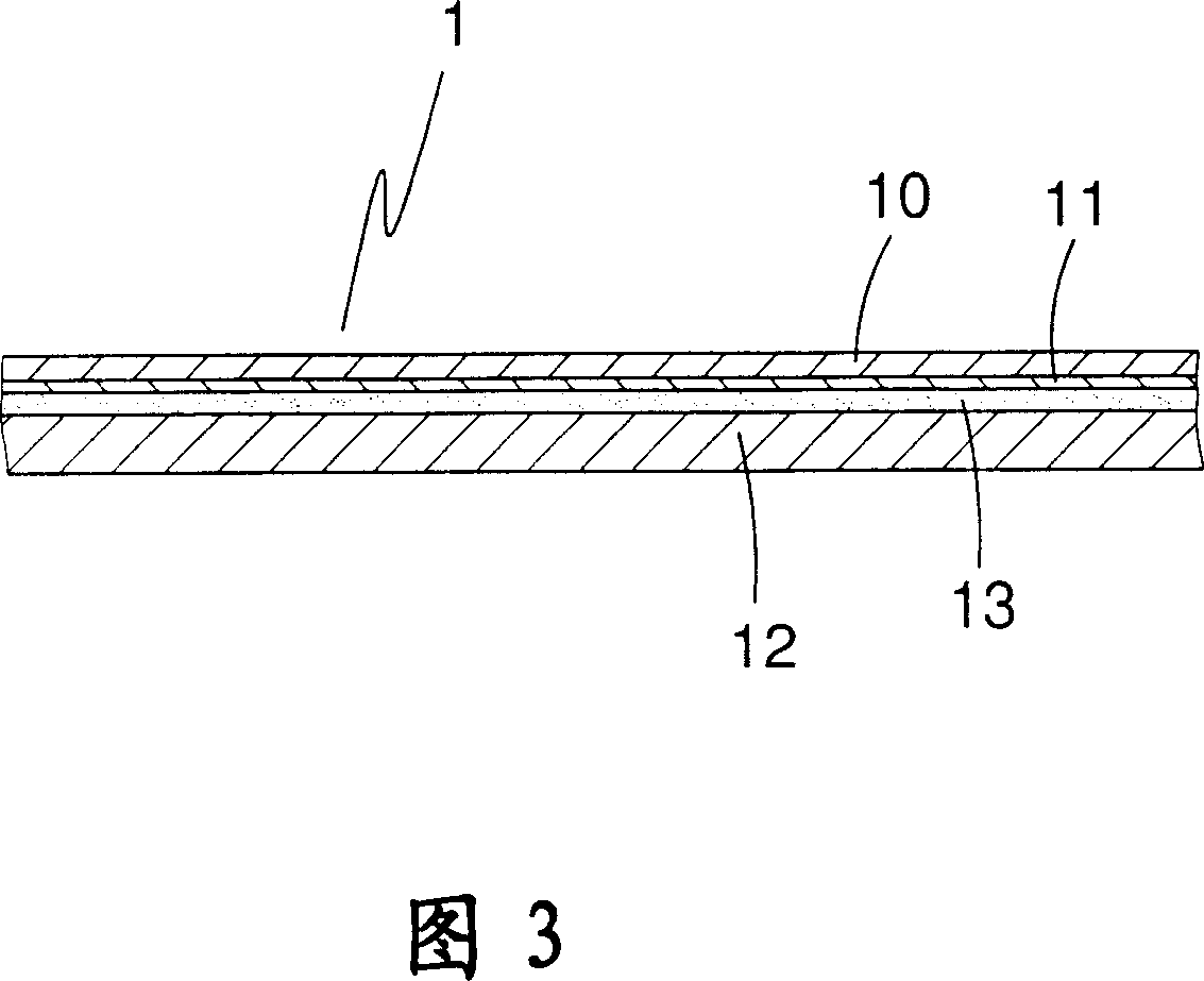 Multi-layered material having stereo-texture