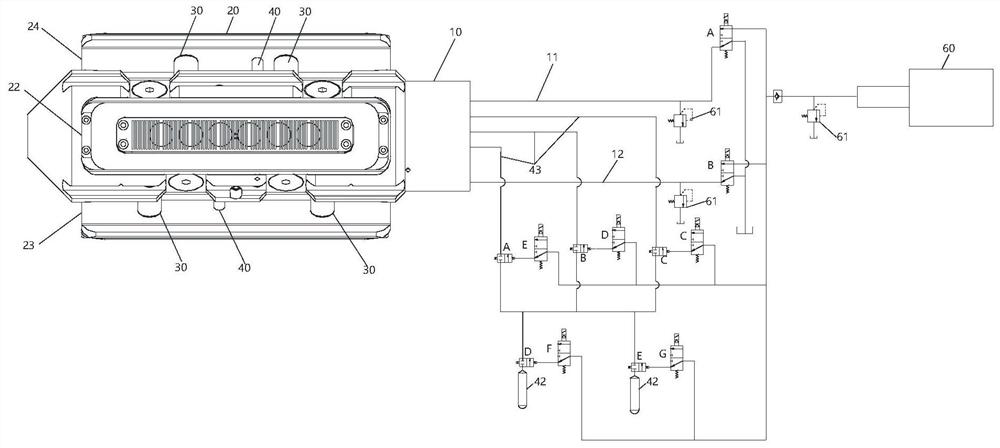 Annular detachable rubber probe sidewall contact device