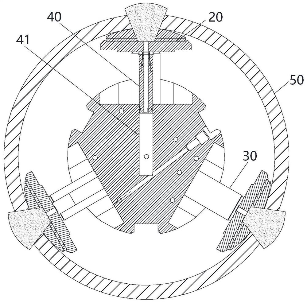 Annular detachable rubber probe sidewall contact device