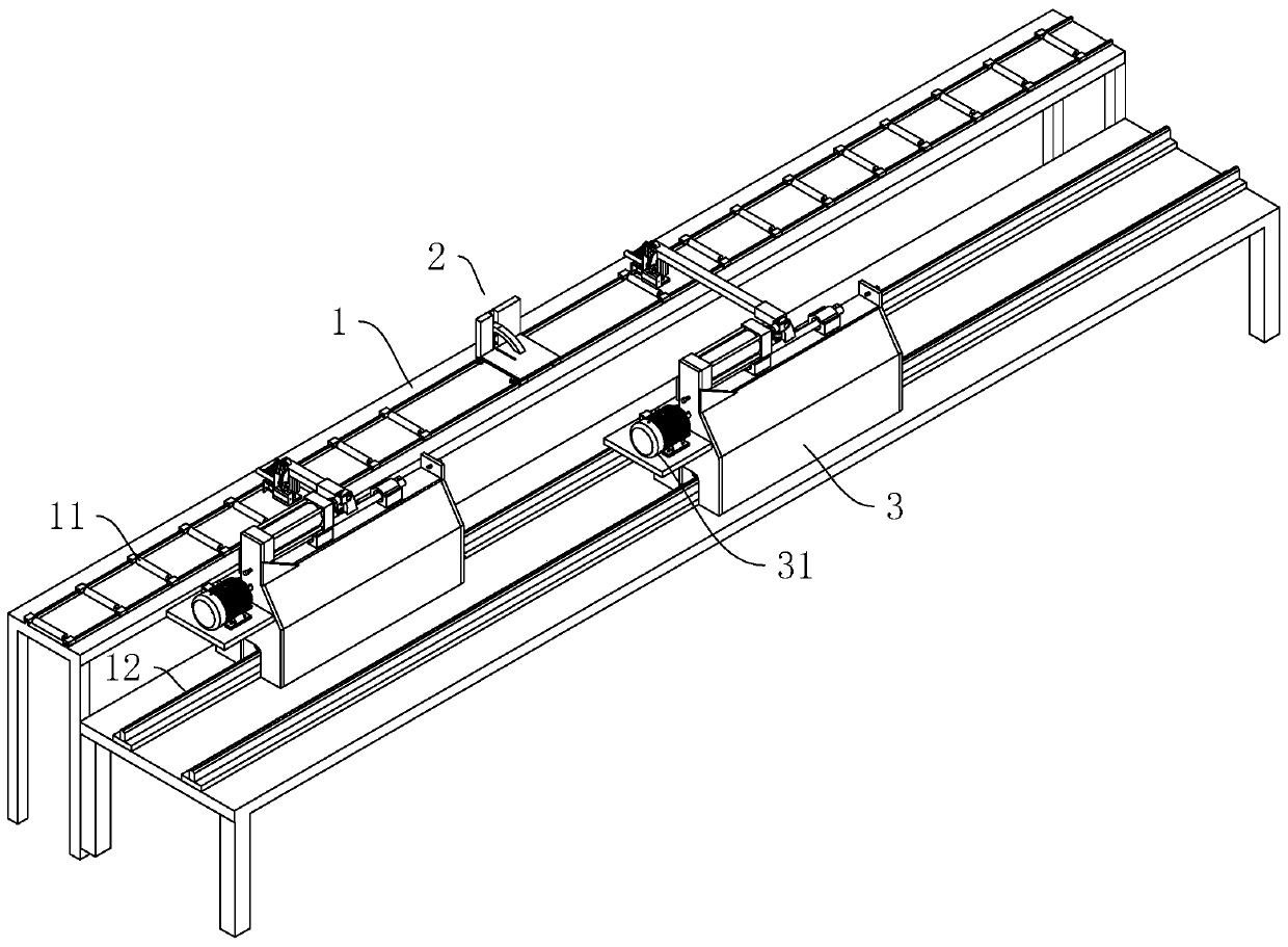 A kind of cutting device for aluminum bar