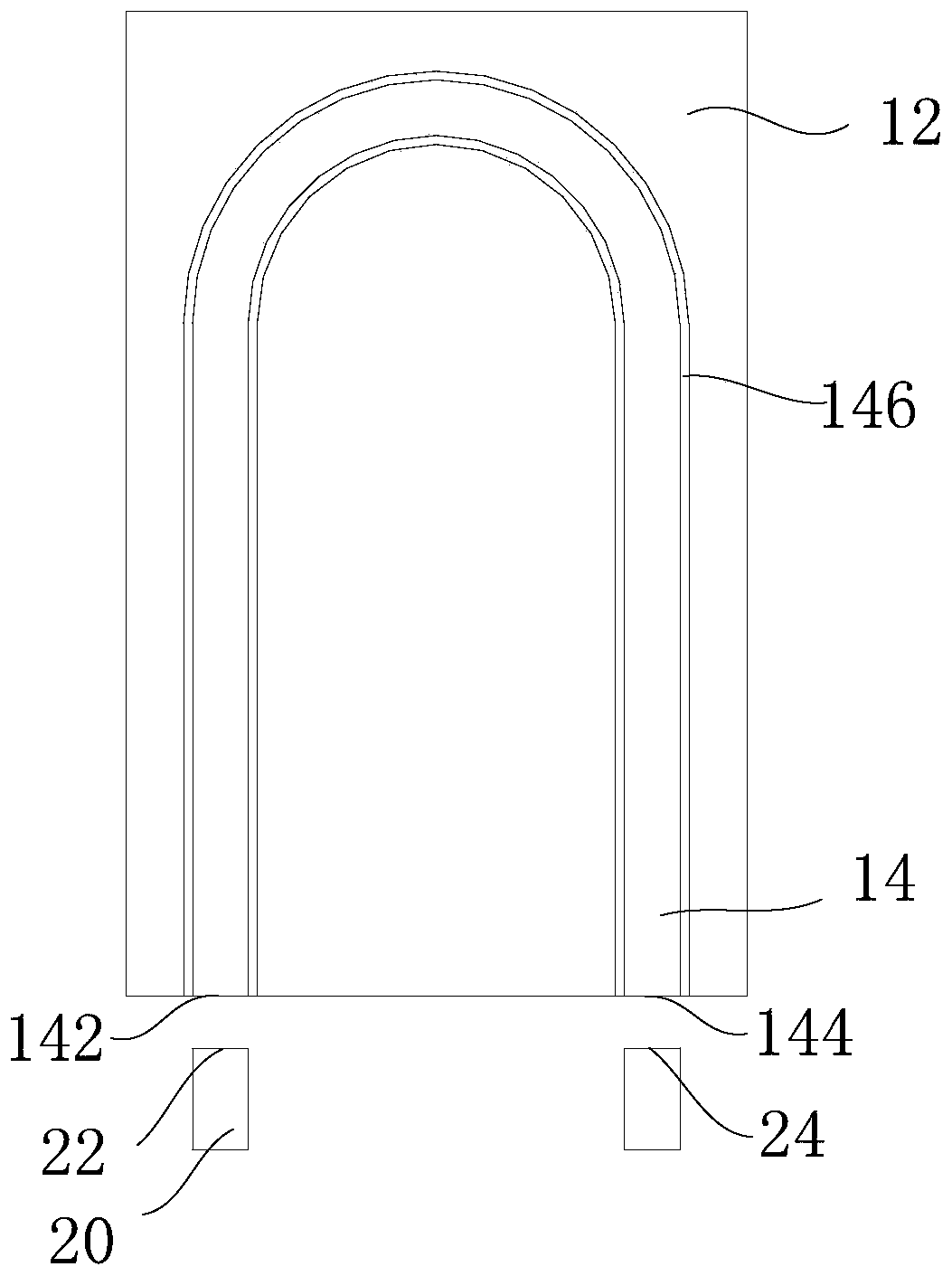 Cooling components and refrigeration equipment