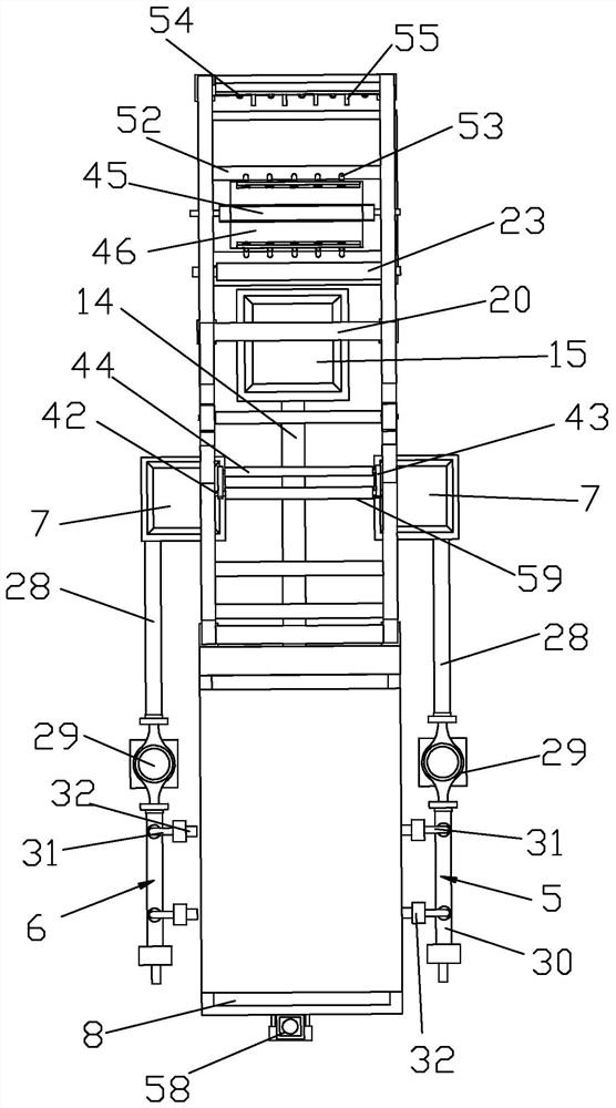 Vacuum water-absorbing prepreg tank for wet cloth hot alkali straight roll mercerizing machine and its processing method