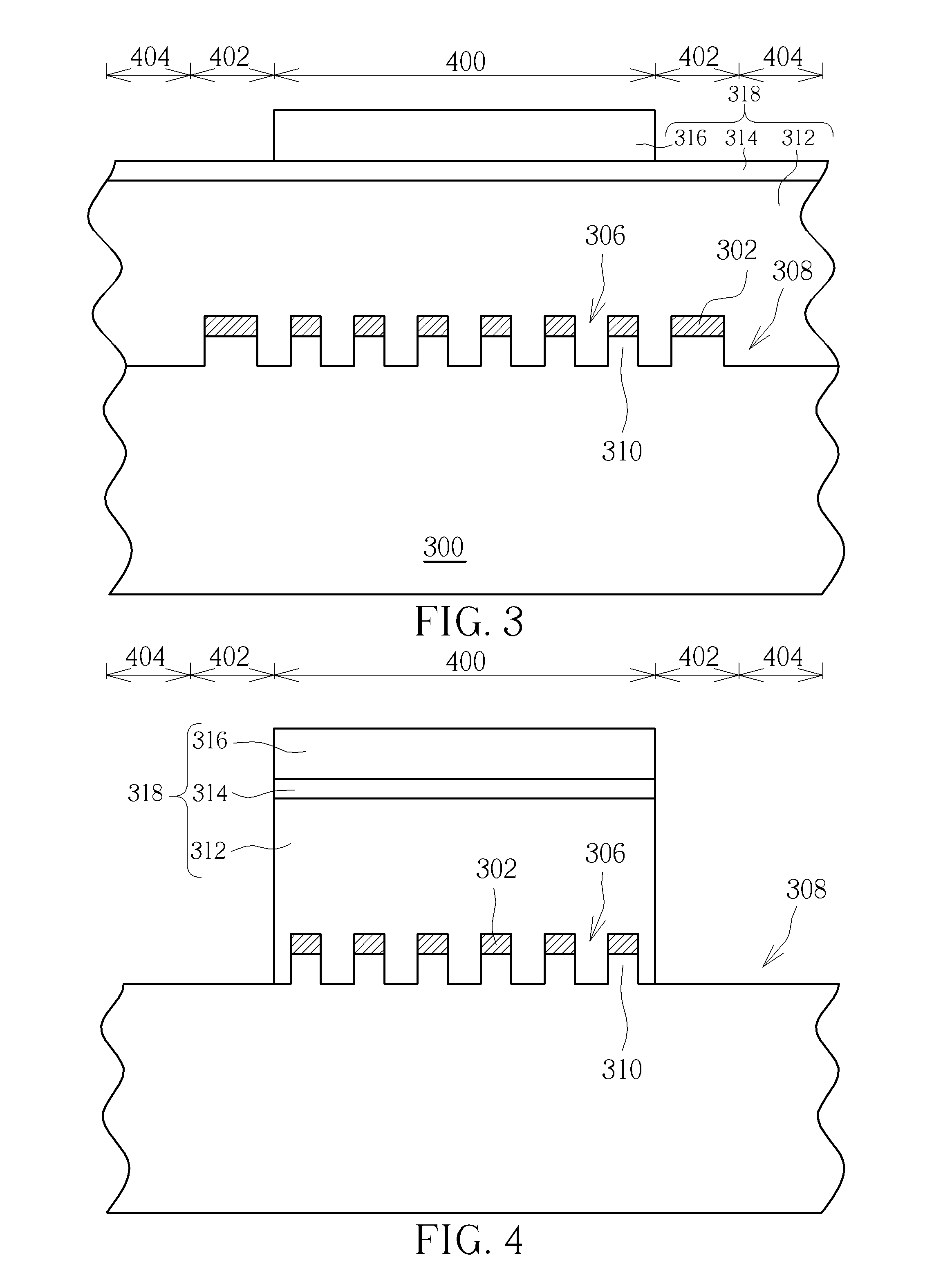 Method of forming a finfet  structure