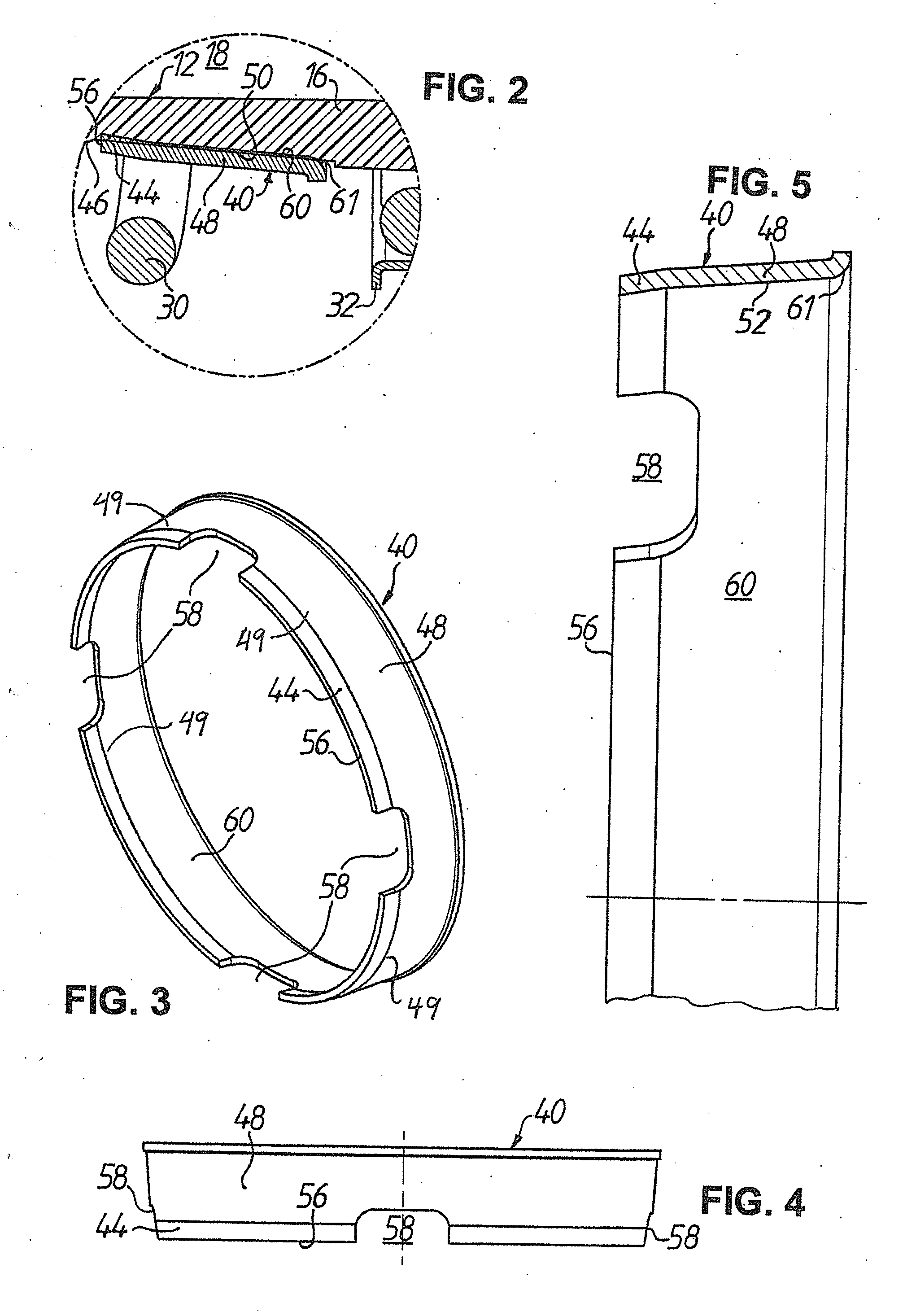 Concentric slave cylinder for a hydraulic clutch actuator