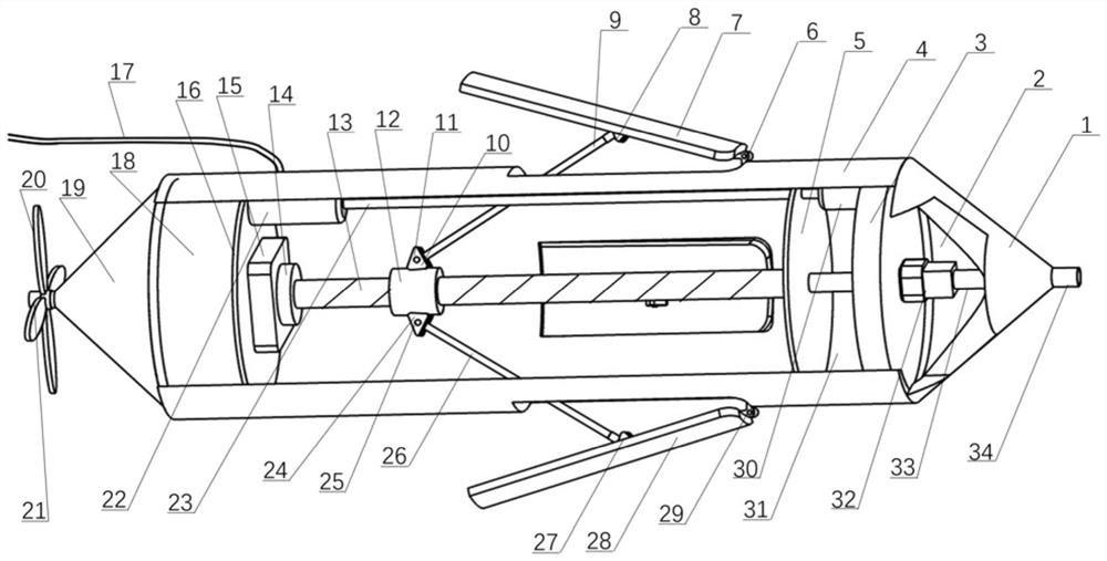 Unmanned aerobomb icebreaking submersible vehicle