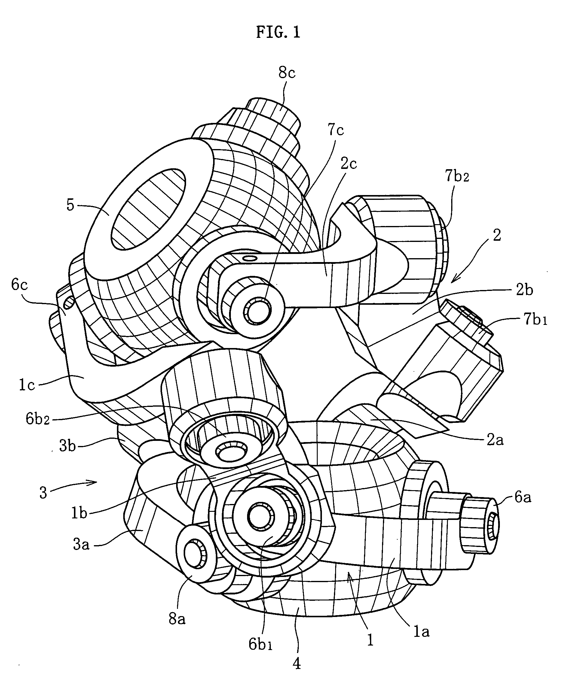 Link actuating device