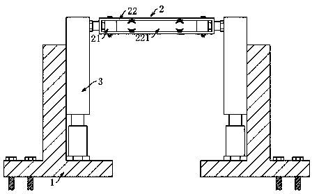 Piling column construction method